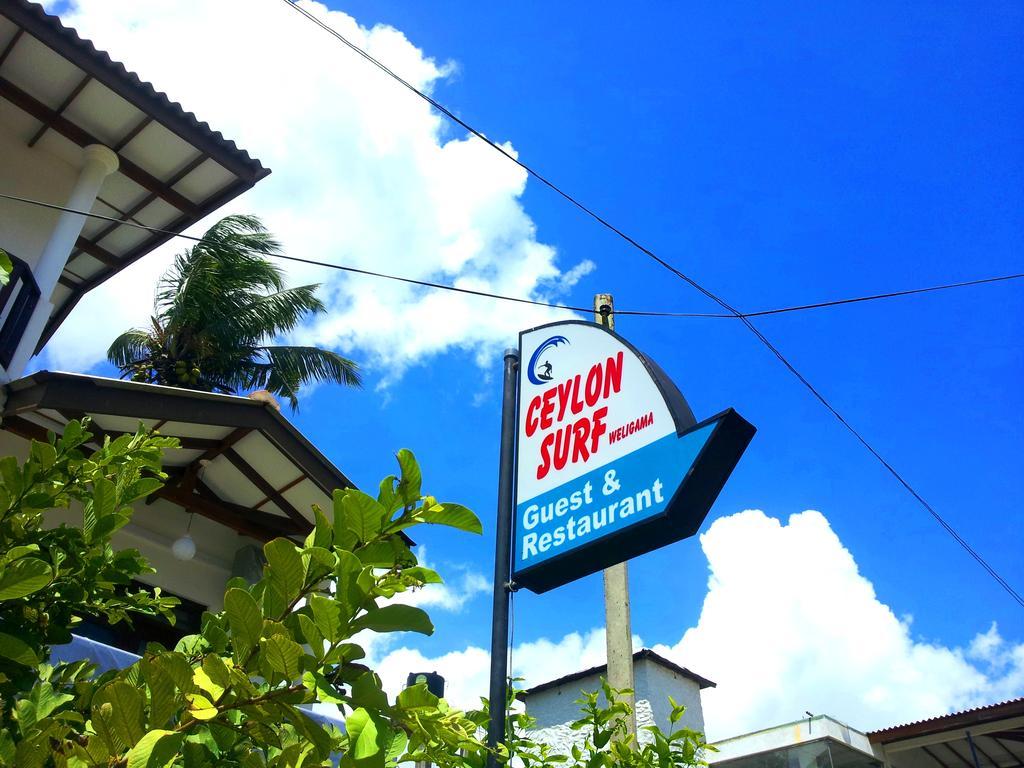 Ceylon Surf Guest And Restaurant Bed & Breakfast Weligama Ngoại thất bức ảnh